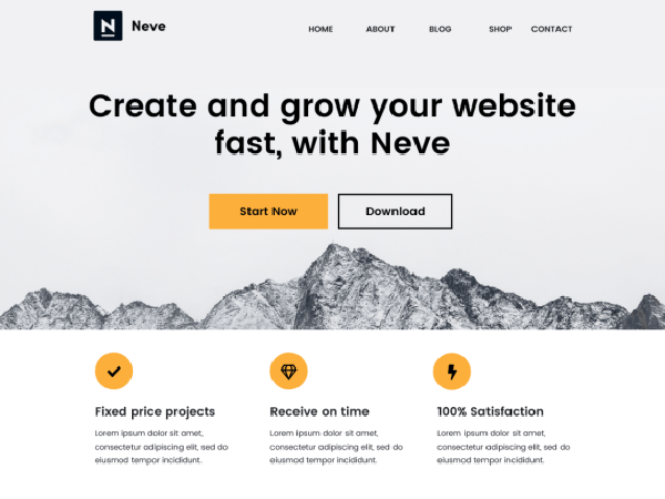 Neve企业网站模板